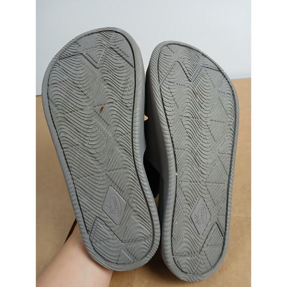 USED Chaco Men\'s Chillos Slide Sandal, Outskirt Gray, 9 main image 4
